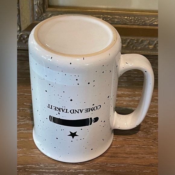 “Come and take it” speckled Mug 16oz Approximately 4 1/2" tall, 3 1/4" in diam. - Picture 7 of 8